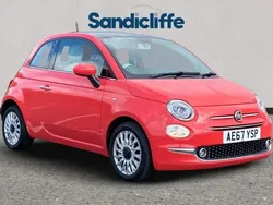 Colour Used 2017 Fiat 500 Lounge Hatchback | £6,438 (Fair price)