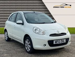White Used 2012 Nissan Micra Tekna Hatchback | £3,495 (Good price)