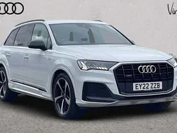 White Used 2022 Audi Q7 Black Edition SUV | £43,200 (Fair price)