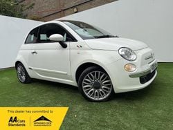 White Used 2015 Fiat 500C Lounge Cabriolet | £6,795 (Fair price)