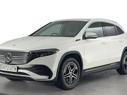White Used 2022 Mercedes EQA350 AMG line SUV | £24,620 (Fair price)
