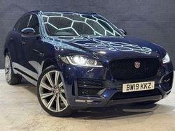 Blue Used 2019 Jaguar F-Pace R-Sport SUV | £13,495 (Fair price)