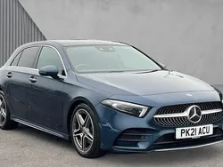 Blue Used 2021 Mercedes A200 AMG Line Premium Plus Hatchback | £25,717