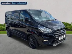 Black Used 2023 Ford Transit Custom Sport Van | £19,700 (Super price)