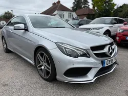 Silver Used 2016 Mercedes E220 AMG line Coupe | £12,595 (Super price)