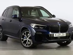 Blue Used 2021 BMW X5 M Sport SUV | £39,750