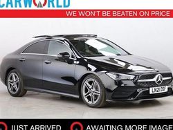 Black Used 2021 Mercedes CLA180 AMG line Sedan | £23,700 (Fair price)