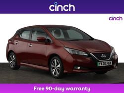 Red Used 2020 Nissan Leaf Acenta Hatchback | £8,999 (Fair price)