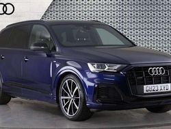Blue Used 2023 Audi Q7 Black Edition SUV | £42,590 (Fair price)