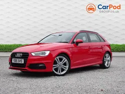 Red Used 2015 Audi A3 S-Line Hatchback | £10,490 (Fair price)