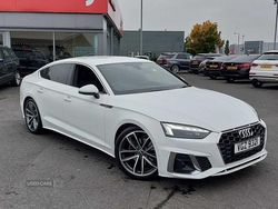 White Used 2022 Audi A5 S-Line Coupe | £23,990 (Fair price)