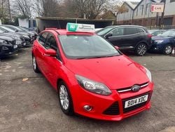 Red Used 2014 Ford Focus Titanium Hatchback | £7,099 (Fair price)