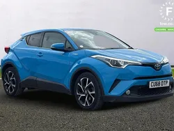 Blue Used 2018 Toyota C-HR Design SUV | £15,699 (Fair price)