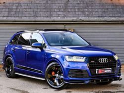 Blue Used 2017 Audi Q7 S-Line SUV | £28,789 (A bit pricey)