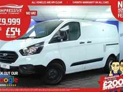 White Used 2019 Ford Transit Custom Van | £9,999 (Good price)