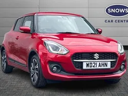 Red Used 2021 Suzuki Swift SZ5 Hatchback | £13,226 (Good price)