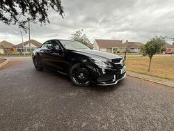 Black Used 2014 Mercedes E220 AMG Cabriolet | £8,795 (Fair price)