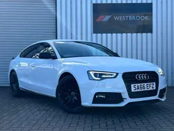 White Used 2016 Audi A5 Sportback Black Edition Coupe | £13,850 (A bit pricey)