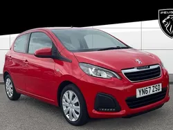Red Used 2017 Peugeot 108 Active Hatchback | £4,811 (Fair price)