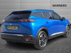 Blue Used 2022 Peugeot e-2008 Allure Premium SUV | £14,995 (Fair price)