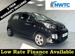 Black Used 2015 Kia Picanto 2 Hatchback | £6,295 (Fair price)