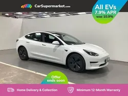 White Used 2021 Tesla Model 3 Standard Range Sedan | £17,697 (Fair price)