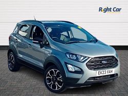 Solar silver Used 2023 Ford Ecosport Active X SUV | £14,399 (Fair price)