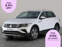 White Used 2020 VW Tiguan Elegance SUV | £19,746 (Fair price)
