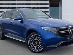 Blue Used 2022 Mercedes EQC400 AMG Line Premium SUV | £26,634 (Fair price)