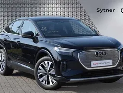 Black Used 2024 Audi Q4 Sportback e-tron Sport SUV | £35,500
