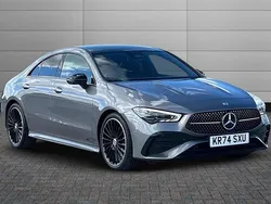 Mountain grey Used 2024 Mercedes CLA200 AMG Line Premium Plus Sedan | £32,490 (A bit pricey)