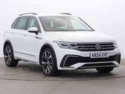 White Used 2024 VW Tiguan R-line Edition SUV | £32,650 (Fair price)