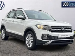 White Used 2021 VW T-Cross SE SUV | £14,990 (Fair price)