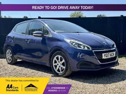 Blue Used 2017 Peugeot 208 Active Hatchback | £4,925 (Fair price)