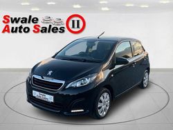 Black Used 2017 Peugeot 108 Active Hatchback | £5,795 (Fair price)