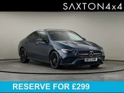 Blue Used 2023 Mercedes CLA220 AMG Line Premium Plus Sedan | £30,200 (Fair price)
