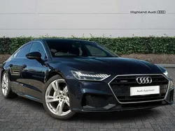 Blue Used 2022 Audi A7 S-Line Hatchback | £34,985 (Fair price)
