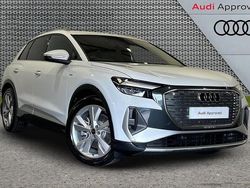 White Used 2025 Audi Q4 e-tron S-Line SUV | £31,800