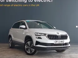 White Used 2023 Skoda Karoq SE Drive SUV | £22,498 (Fair price)