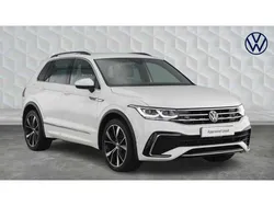 White Used 2024 VW Tiguan R-line Edition SUV | £32,000 (Fair price)
