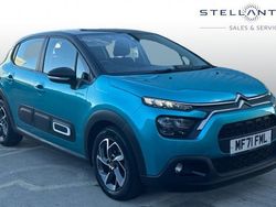 Blue Used 2021 Citroën C3 PureTech Hatchback | £10,270 (Fair price)
