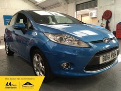 Blue Used 2011 Ford Fiesta Zetec Hatchback | £4,480 (A bit pricey)