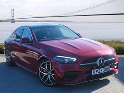 Red Used 2024 Mercedes C200 AMG Line Premium Plus Sedan | £36,990
