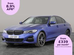 Blue Used 2021 BMW 330e M Sport Sedan | £22,326 (Fair price)