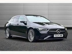 Cosmos black Used 2024 Mercedes CLA220 AMG Line Premium Sedan | £29,981 (Fair price)