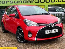 Red Used 2016 Toyota Yaris Design Hatchback | £7,700 (Fair price)