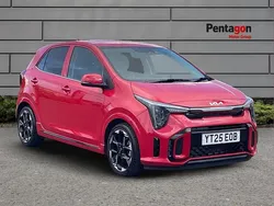 Red Used 2025 Kia Picanto GT-Line Hatchback | £16,488 (Fair price)