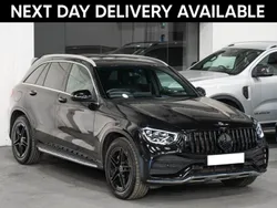 Black Used 2022 Mercedes GLC300e AMG line SUV | £25,995 (Fair price)