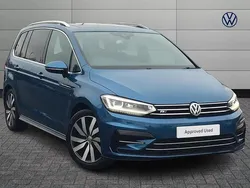 Blue Used 2019 VW Touran R-line MPV | £22,291 (Expensive)