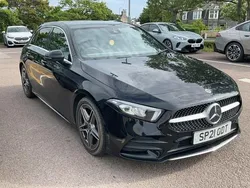 Black Used 2021 Mercedes A180 AMG line Hatchback | £17,800 (Good price)